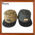 Snapback de broderie 3D personnalisé, concevez votre propre casquette de 5 panneaux